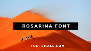 Rosarina font